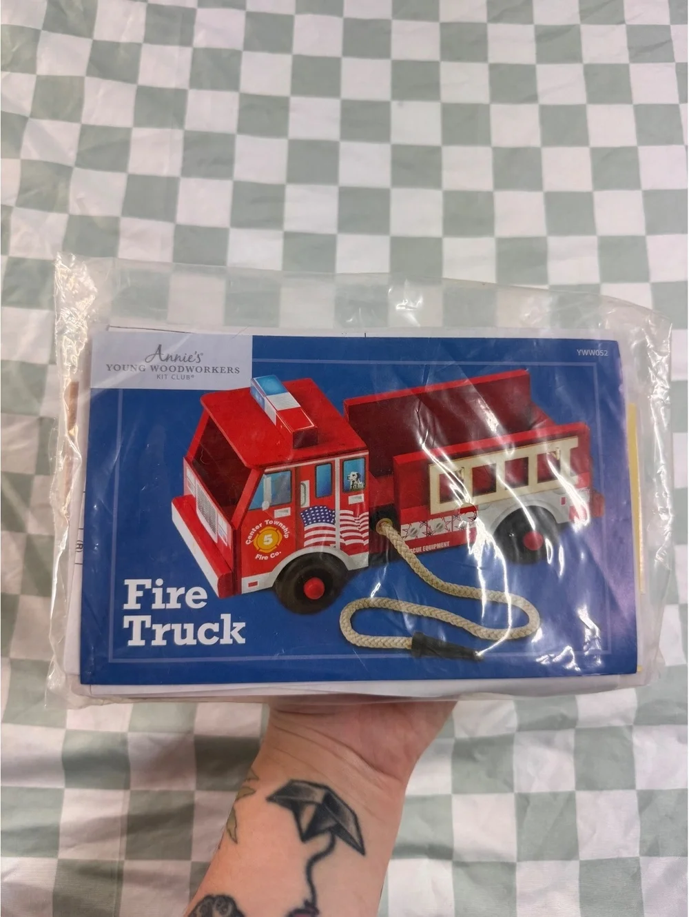 Annie's Young Woodworkers Fire Truck Wooden Toy Kit